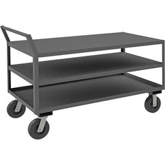 Durham - 4,800 Lb Capacity 3-Shelf Low Deck Service Truck - Eagle Tool & Supply