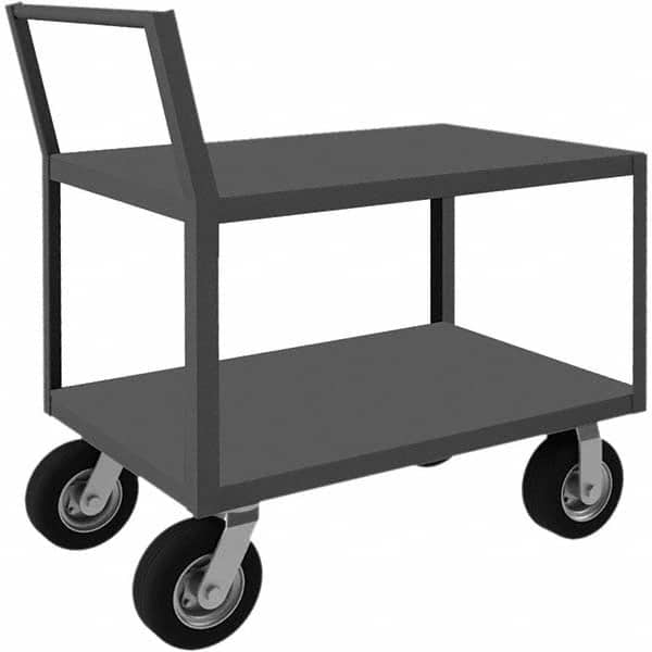 Durham - 1,200 Lb Capacity 2-Shelf Low Deck Service Truck - Eagle Tool & Supply