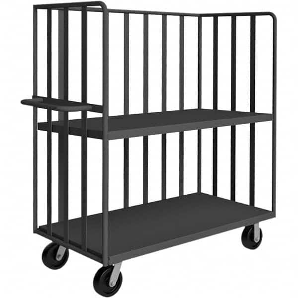 Durham - 3,000 Lb Capacity 2-Shelf Open Portable Truck - Eagle Tool & Supply