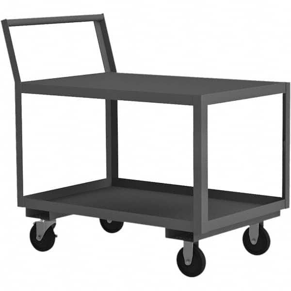 Durham - 1,400 Lb Capacity 2-Shelf Low Deck Service Truck - Eagle Tool & Supply