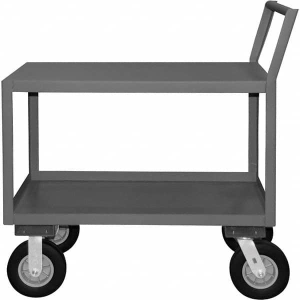 Durham - 1,200 Lb Capacity 2-Shelf Low Deck Service Truck - Eagle Tool & Supply