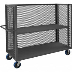 Durham - 3,600 Lb Capacity 1-Shelf 3-Sided Mesh Truck - Eagle Tool & Supply