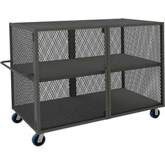 Durham - 2,000 Lb Capacity 2-Shelf Security Mesh Truck - Eagle Tool & Supply