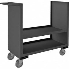 Durham - 1,200 Lb Capacity 2-Shelf 2-Sided Solid Truck - Eagle Tool & Supply