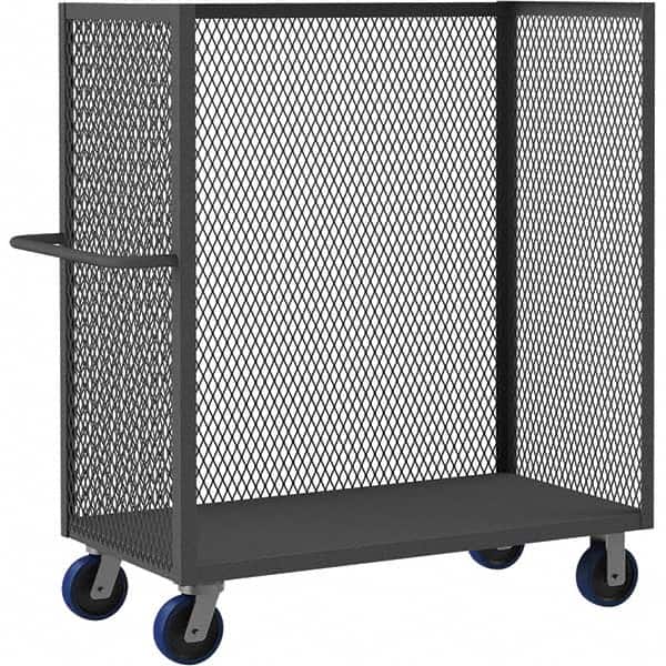 Durham - 3,600 Lb Capacity 1-Shelf 3-Sided Mesh Truck - Eagle Tool & Supply