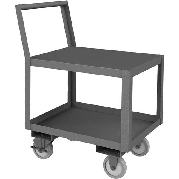 Durham - 1,200 Lb Capacity 2-Shelf Low Deck Service Truck - Eagle Tool & Supply