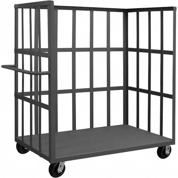 Durham - 3,000 Lb Capacity 1-Shelf Open Portable Truck - Eagle Tool & Supply
