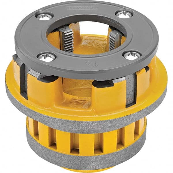 DeWALT - Pipe Threader Die Heads Pipe Size (Inch): 1 1/2 Thread Standard: NPT - Eagle Tool & Supply