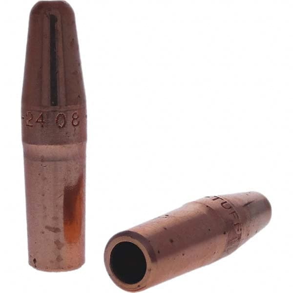 Tuffaloy - Spot Welder Tips For Use With: 4RW Electrode Holder Type: Straight Tip A Nose (Pointed) - Eagle Tool & Supply