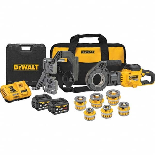 DeWALT - Power Pipe Threaders Type: Cordless Pipe Threader Voltage: 60 - Eagle Tool & Supply