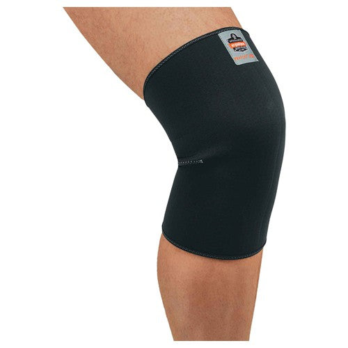 600 XL Black Single Layer Neoprene Knee Sleeve - Eagle Tool & Supply