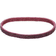 Dynabrade - 3/4" Wide x 18" OAL, Aluminum Oxide Abrasive Belt - Aluminum Oxide, Medium, Nonwoven, Cloth Backing, Wet/Dry - Eagle Tool & Supply