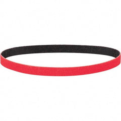 Dynabrade - 1" Wide x 18" OAL, 36 Grit, Ceramic Abrasive Belt - Ceramic, Coated, Y Weighted Cloth Backing, Wet/Dry - Eagle Tool & Supply