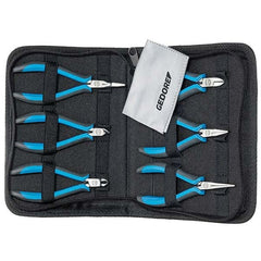 Gedore - Plier Sets Set Type: Electronics Pliers Number of Pieces: 6 - Eagle Tool & Supply