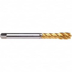 Emuge - M12x1.50 Metric Fine 0 Flute D6 Modified Bottoming Spiral Flute Tap - Eagle Tool & Supply