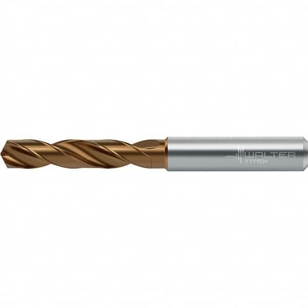 Walter-Titex - 8.5mm 140° Spiral Flute Solid Carbide Screw Machine Drill Bit - Eagle Tool & Supply