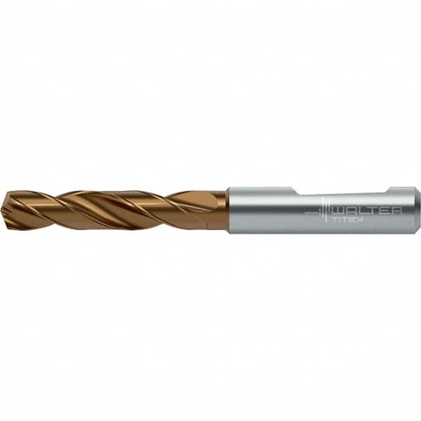 Walter-Titex - 3.25mm 140° Spiral Flute Solid Carbide Screw Machine Drill Bit - Eagle Tool & Supply