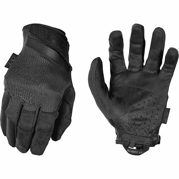 Mechanix Wear - Size L/XL Work Gloves - For Work & Driver, Uncoated, Adjustable Closure Cuff, Full Fingered, Black, Paired - Eagle Tool & Supply
