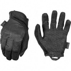 Mechanix Wear - Size L/XL Work Gloves - For Work & Driver, Uncoated, Adjustable Closure Cuff, Full Fingered, Black, Paired - Eagle Tool & Supply