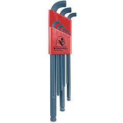 9PC STUBBY BALL END L-WRENCH SET - Eagle Tool & Supply