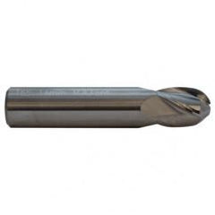 7/16 TuffCut GP Stub Length 4 Fl Ball Nose TiN Coated Center Cutting End Mill - Eagle Tool & Supply