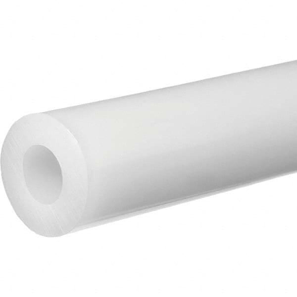 USA Sealing - 1/2" ID x 3/4" OD, 36" Long, White PTFE Round Tube - Eagle Tool & Supply