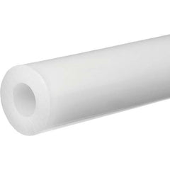 USA Sealing - 1/2" ID x 3/4" OD, 36" Long, White PTFE Round Tube - Eagle Tool & Supply