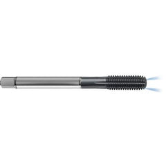 Guhring - M20x2.50 Metric 6HX D14/D15 Thread Limit Modified Bottoming Thread Forming Tap - High Speed Steel, TiCN Finish, 140mm OAL, Right Hand Thread, Series 1271 - Eagle Tool & Supply