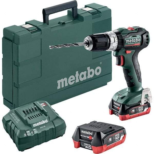 Metabo - 12 Volt 3/8" Quick Change Chuck Cordless Hammer Drill - 0 to 21,000 BPM, 0 to 500 & 1,650 RPM, Reversible - Eagle Tool & Supply