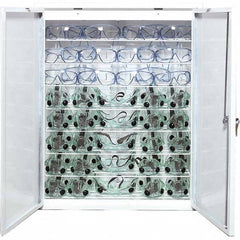 Sellstrom - Eyewear Dispensers Dispenser Type: Safety Glasses/Goggles Style: Cabinet w/ Individual Compartments - Eagle Tool & Supply