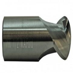 10mm TuffCut GP Stub Length 2 Fl Ball Nose TiN Coated Center Cutting End Mill - Eagle Tool & Supply