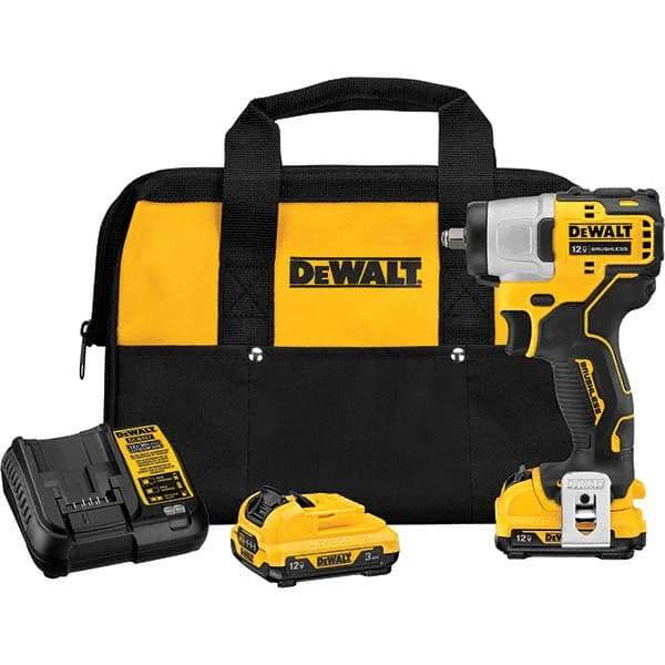 DeWALT - Cordless Impact Wrenches & Ratchets Voltage: 12.0 Drive Size (Inch): 3/8 - Eagle Tool & Supply