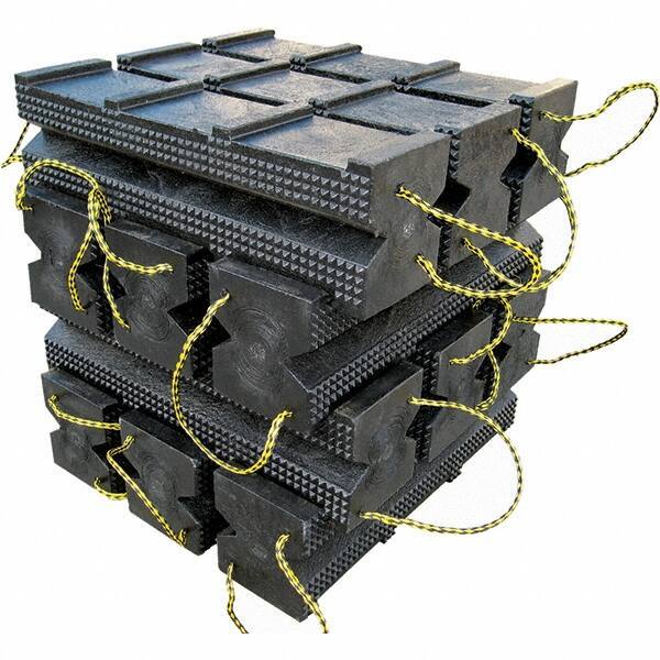 AME International - Cribbing Blocks & Sets Material: Recycled Plastic Height (Inch): 24 - Eagle Tool & Supply