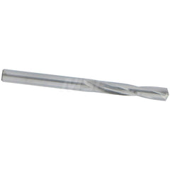 Screw Machine Length Drill Bit: 0.177″ Dia, 135 °, Solid Carbide Bright/Uncoated, Right Hand Cut, Straight-Cylindrical Shank