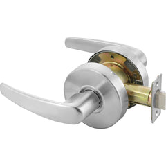 Yale - Lever Locksets; Door Thickness: 1-3/4 (Inch); Door Thickness: 1-3/4 ; Back Set: 2-3/4 (Inch); For Use With: Doors ; Finish/Coating: Satin Chrome ; Special Item Information: Passage or Closet Latch Function - Exact Industrial Supply