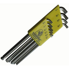 10PC STUBBY BALL END L-WRENCH SET - Eagle Tool & Supply