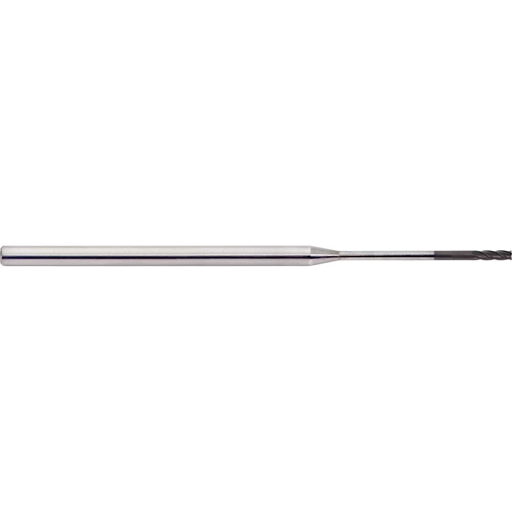 M.A. Ford - Square End Mills; Mill Diameter (Inch): 1/16 ; Mill Diameter (Decimal Inch): 0.0625 ; Number of Flutes: 4 ; Length of Cut (Inch): 0.1875 ; Length of Cut (Decimal Inch): 0.1875 ; Material: Solid Carbide - Exact Industrial Supply