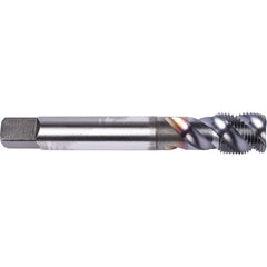 M8 1.25 MM 3 Flute Union Butterfield HSS-PM TiCN Applix M Machine Tap Spiral Flute 50 DIN/ANSI E-code # 1679M8X1.25 - Exact Industrial Supply