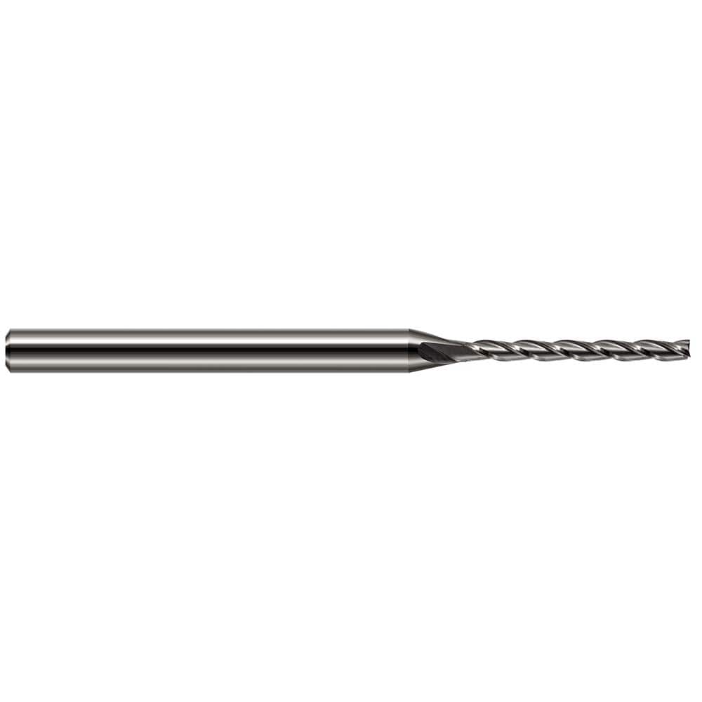 Harvey Tool - 1.9mm, 3/4" LOC, 1/8" Shank Diam, 2-1/2" OAL, 3 Flute Solid Carbide Square End Mill - Exact Industrial Supply