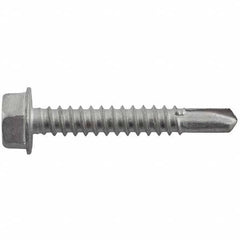 DeWALT Anchors & Fasteners - 1/4, Hex Washer Head, Hex Drive, 1-1/2" Length Under Head, #3 Point, Self Drilling Screw - Eagle Tool & Supply