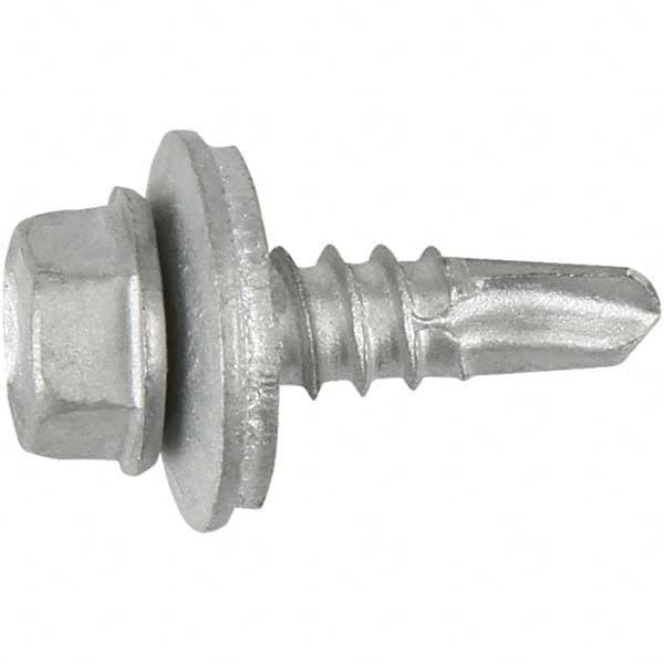 DeWALT Anchors & Fasteners - #10-16, Hex Washer Head, Hex Drive, 1-1/2" Length Under Head, #3 Point, Self Drilling Screw - Eagle Tool & Supply