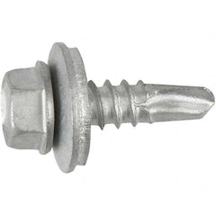 DeWALT Anchors & Fasteners - 1/4, Hex Washer Head, Hex Drive, 1-1/2" Length Under Head, #3 Point, Self Drilling Screw - Eagle Tool & Supply