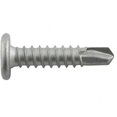 DeWALT Anchors & Fasteners - #10-16, Pancake Head, Phillips Drive, 1-1/2" Length Under Head, #3 Point, Self Drilling Screw - Eagle Tool & Supply