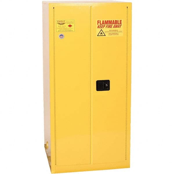 Eagle - Safety Cabinets Hazardous Chemical Type: Flammable and Combustible Liquids Color: Yellow - Eagle Tool & Supply