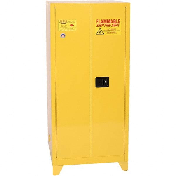 Eagle - Safety Cabinets Hazardous Chemical Type: Flammable and Combustible Liquids Color: Yellow - Eagle Tool & Supply