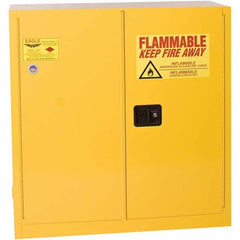 Eagle - Safety Cabinets Hazardous Chemical Type: Flammable and Combustible Liquids Color: Yellow - Eagle Tool & Supply