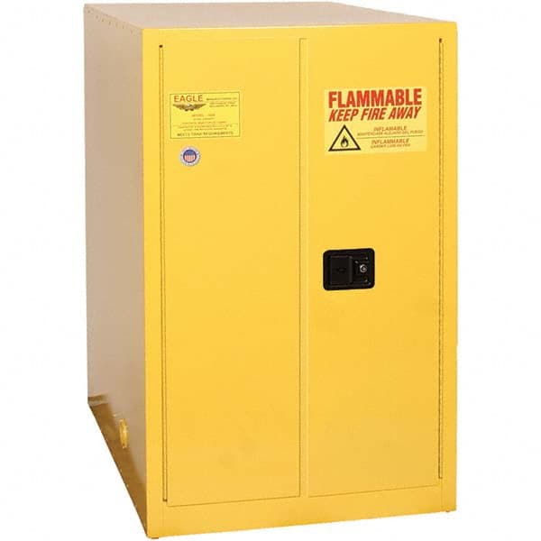 Eagle - Safety Cabinets Hazardous Chemical Type: Flammable and Combustible Liquids Color: Yellow - Eagle Tool & Supply