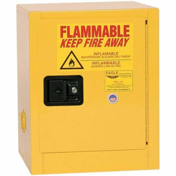 Eagle - Safety Cabinets Hazardous Chemical Type: Flammable and Combustible Liquids Color: Yellow - Eagle Tool & Supply