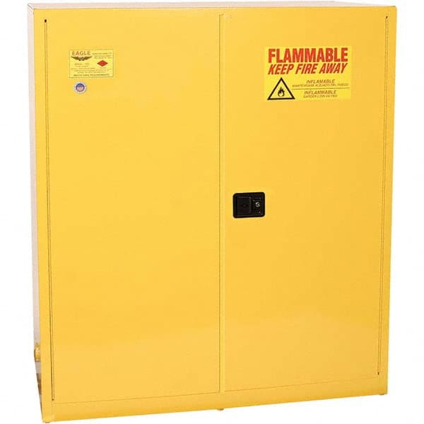 Eagle - Safety Cabinets Hazardous Chemical Type: Flammable and Combustible Liquids Color: Yellow - Eagle Tool & Supply