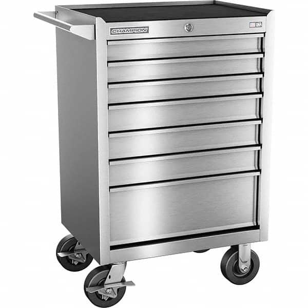 Champion Tool Storage - Tool Storage Combos & Systems Type: Wheeled Tool Cabinet Drawers Range: 5 - 9 Drawers - Eagle Tool & Supply